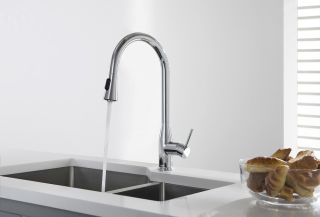 Смеситель для кухни Timo Saona с выдвижной лейкой хром 2336/00FL